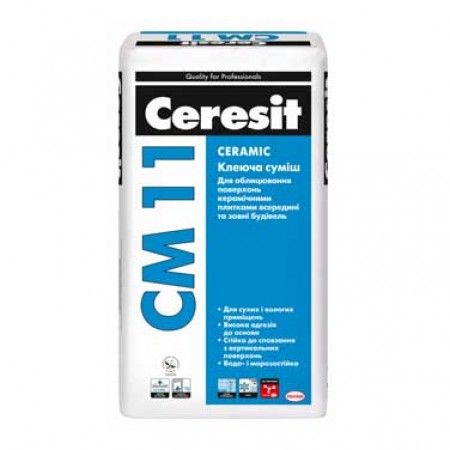Клей для плитки CМ11 25 кг  CERESIT