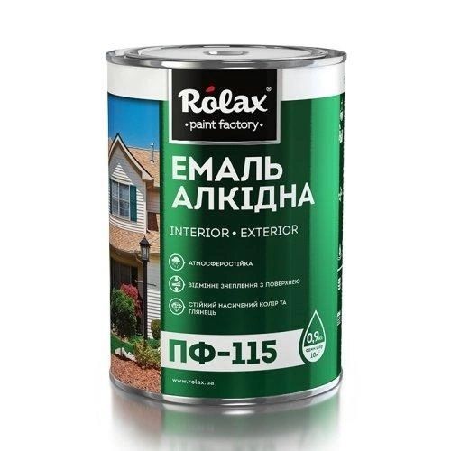 Фарба ПФ- 115 Коричнева 0,9 кг Ролакс