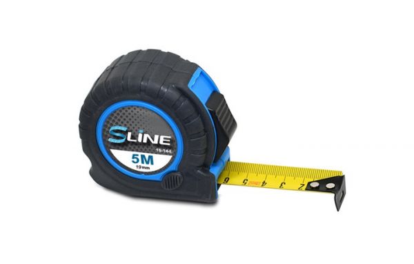 Рулетка з фіксатором S-Line 5м х 19мм