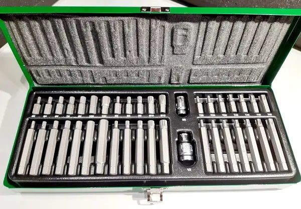 Набір біт 10мм HEX TORX SPLINE 40 шт TOPTUL GAAD4002