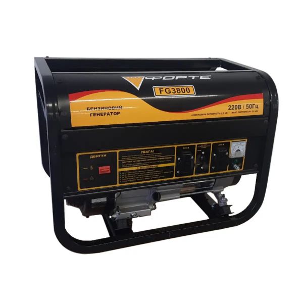 Генератор бензиновий FORTE FG 3800 3.0 Квт бак 15,0 л