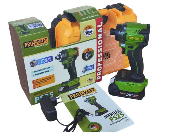 Импакт аккумуляторный в кейсе PS25 PRO CRAFT 1АКБ