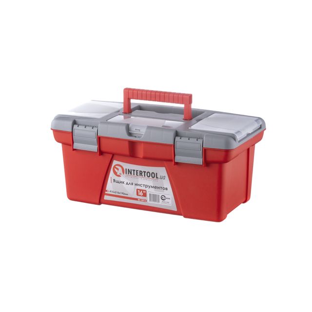 Ящик для інструментів 16" INTERTOOL  415*210*190 мм INTERTOOL BX - 0416