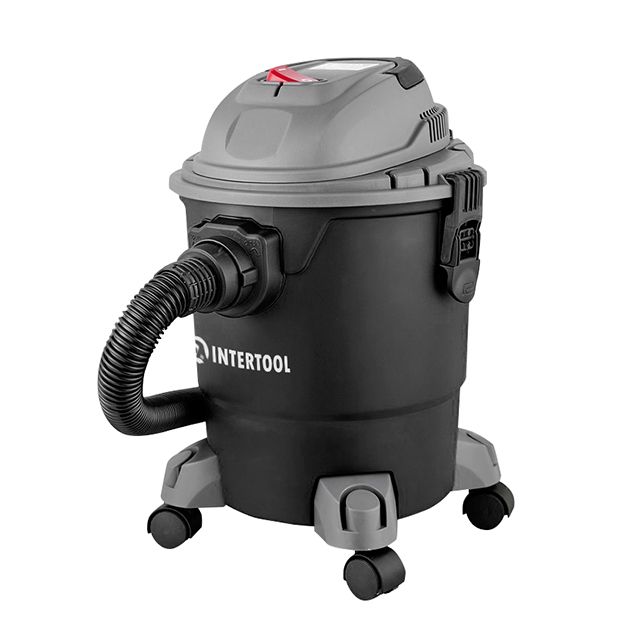 Пилосос будівельний 1.2 кВт  пластиковий бак 20 л INTERTOOL DT- 1020