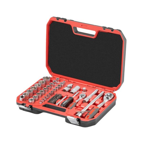 Набор инструментов 1/2" и 1/4" 72 шт INTERTOOL ET-9072