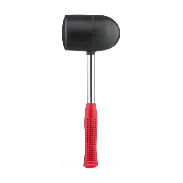 Киянка гумова 90 мм 1250 грам металева ручка INTERTOOL HT- 0228