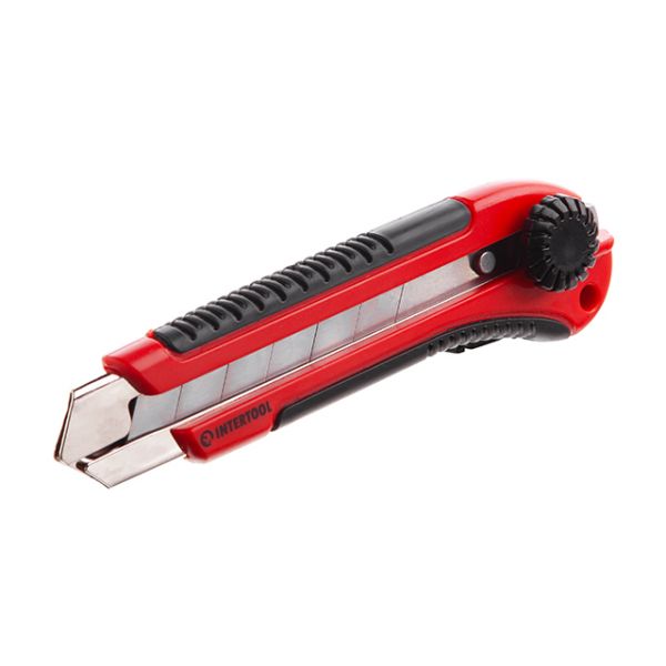 Нож строительный INTERTOOL 25 мм HT- 0526