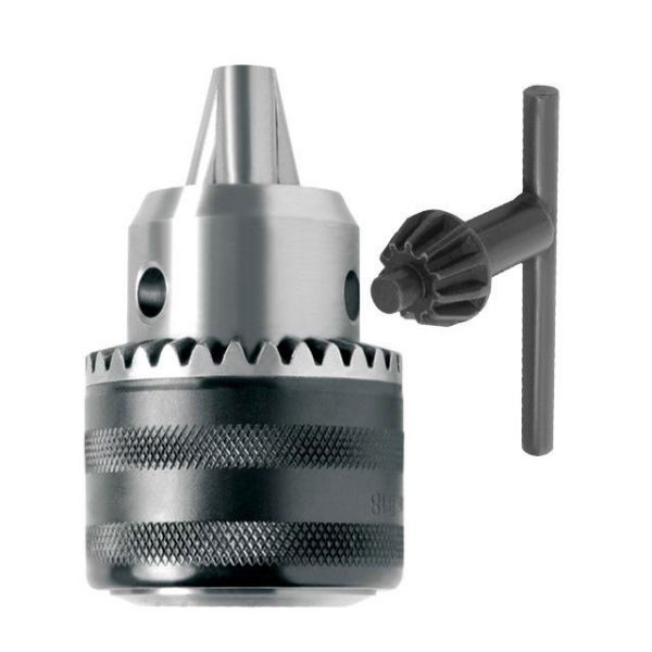 Патрон для дриля з ключем 12 x 1.25, 3-16.0мм INTERTOOL ST- 1623