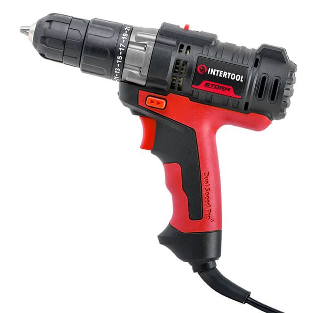 Дрель - шуруповерт электрический 420 Вт INTERTOOL WT- 0104