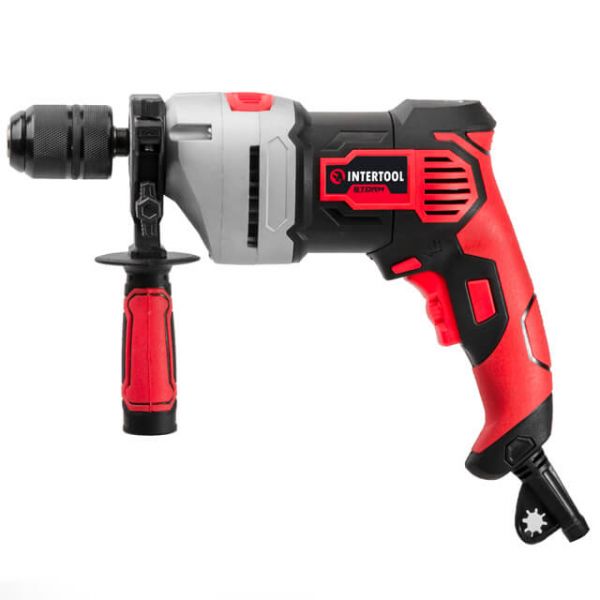 Дрель ударная 900Вт самозажимной патрон INTERTOOL WT- 0119