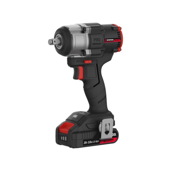 Гайковерт ударный аккумуляторный INTERTOOL WT- 9368