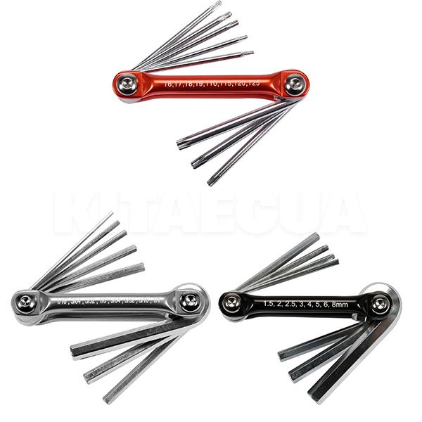 Набір вело ключей шестингранних  HEX , TORX YATO   YT- 05640