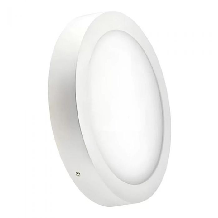 Панель круглая накладная LED 12W 4200K HOROZ
