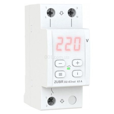 Реле напруги ZUBR D2 63А