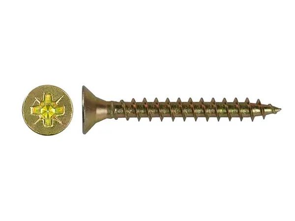 Саморез универсальный желтый 2,5х25 мм
