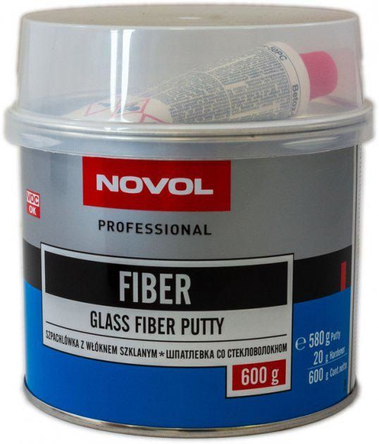 Шпаклівка автомобильна Novol Fiber 600 грам