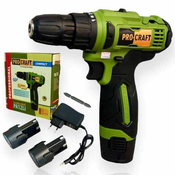 Шуруповерт акумуляторний РА 12 Li PRO CRAFT
