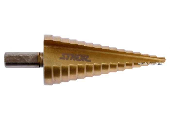 Свердло ступінчасте по металу  STHOR 4,0 - 12 мм