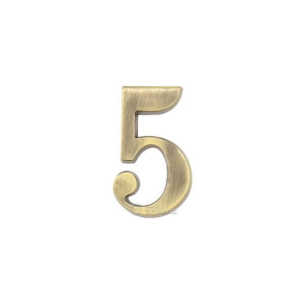 Цифра №5  пластикова 50х20 мм