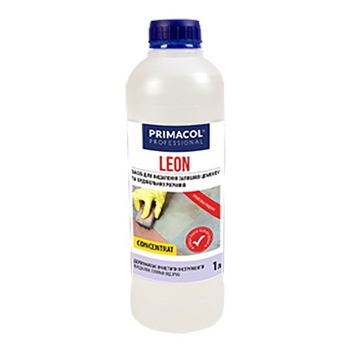 Средство для удаления остатков строительных растворов Primacol Leon 1 л